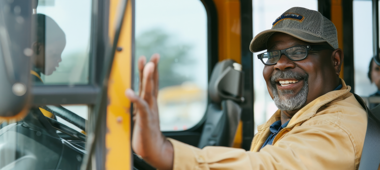 male bus driver